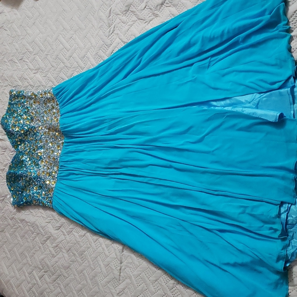 Blue Couture Dress
